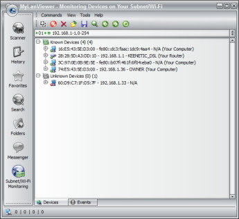 MyLanViewer - программа для сканирования IP-адресов